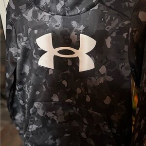 Under Armour Black and Gray Hoodie